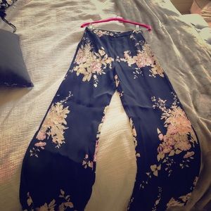 Majorelle high waisted wide legged pants